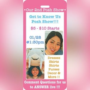 LIKE TO BE NOTIFIED - POSH SHOWS